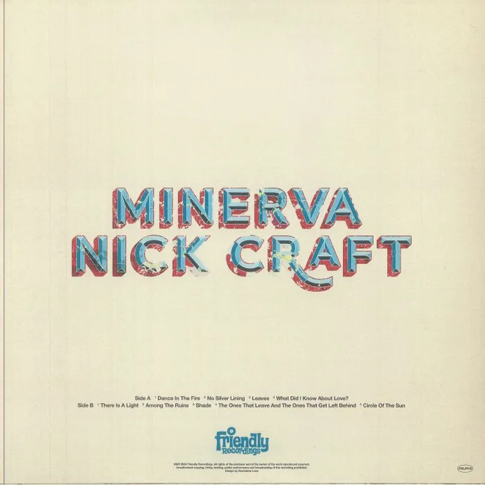 Обратная сторона обложки — Nick CRAFT — Minerva