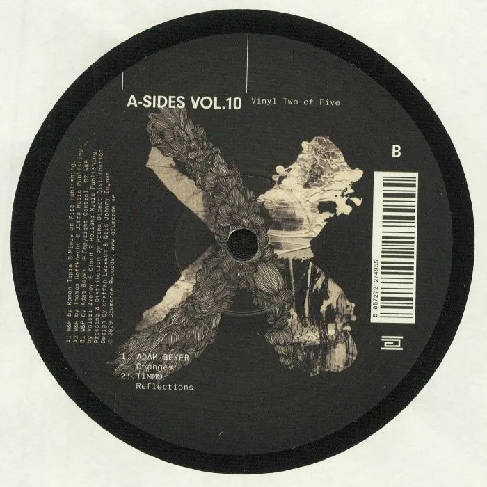 Обратная сторона обложки — Ramon TAPIA / THOMAS HOFFKNECHT / ADAM BEYER / TIMMO — A Sides Vol 10 Vinyl Two Of Five