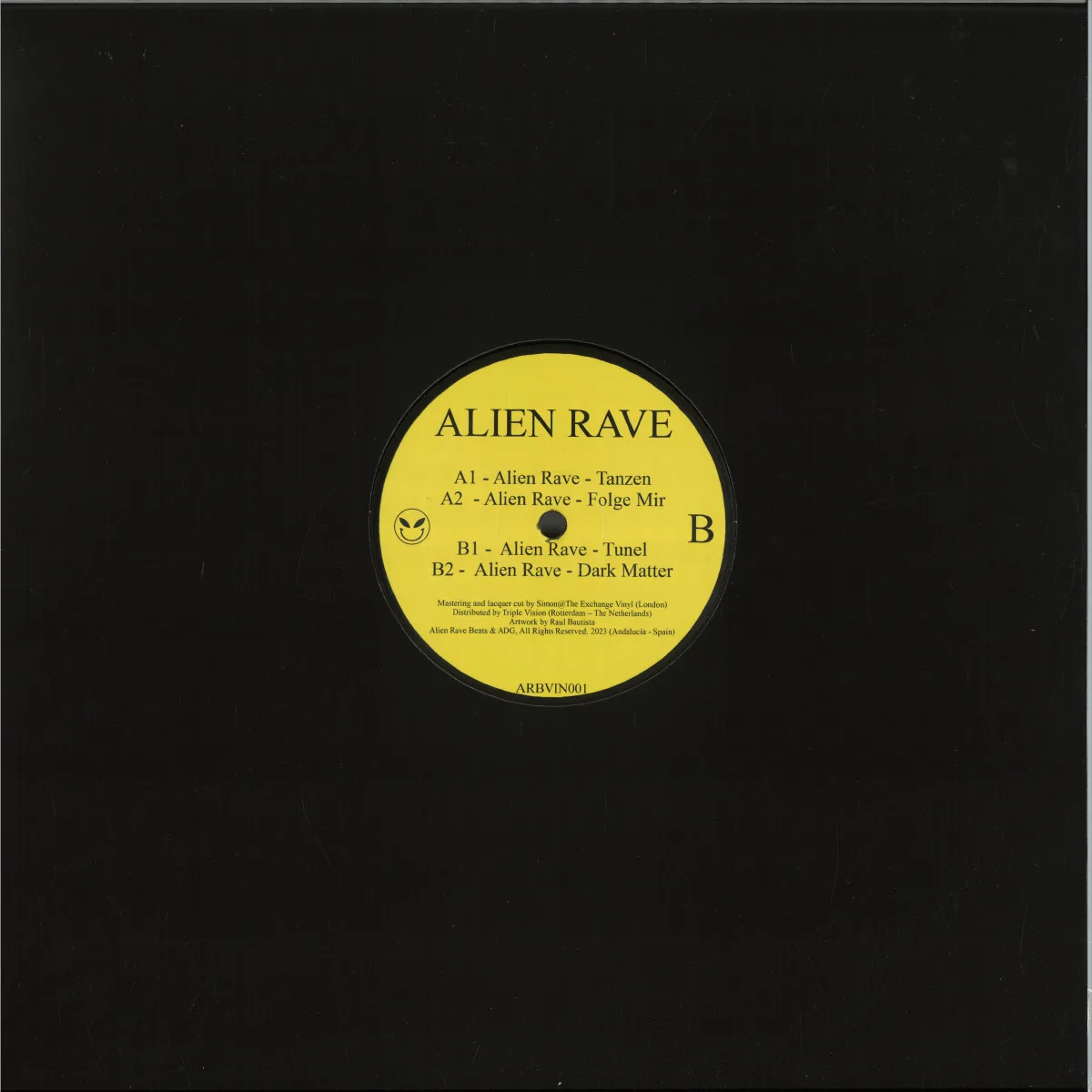 Back cover — Alien Rave — Alien Rave