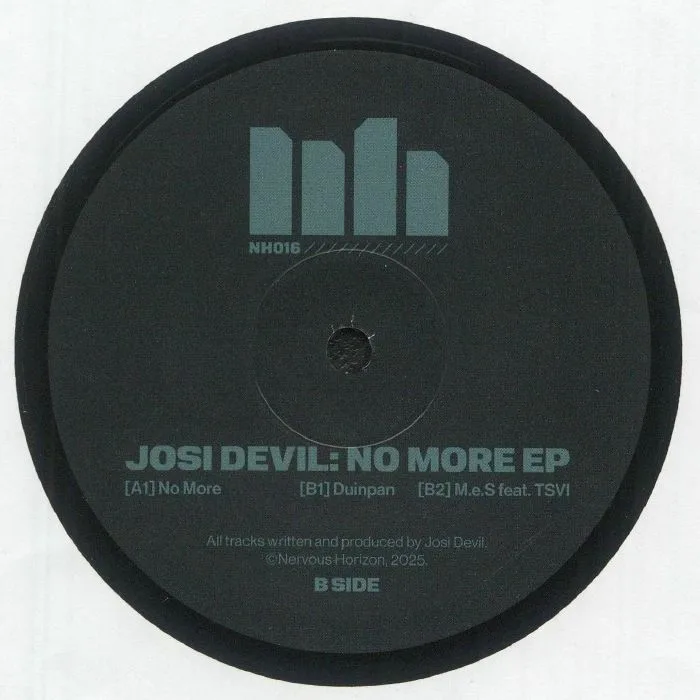 Обратная сторона обложки — JOSI DEVIL — No More EP