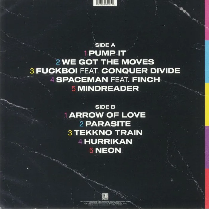 Back cover — ELECTRIC CALLBOY — Tekkno