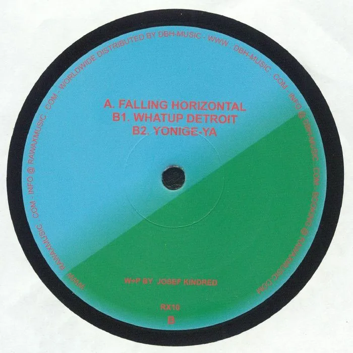 Back cover — JOZEF K — Falling Horizontal