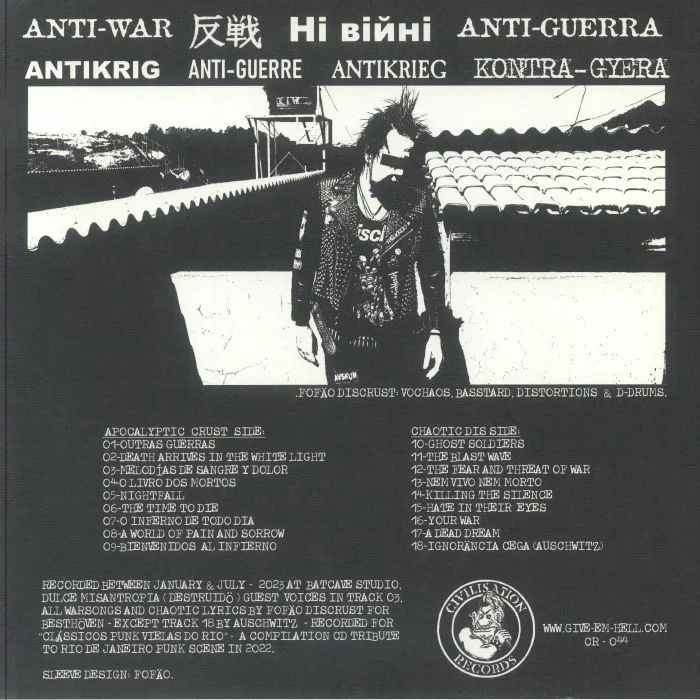 Back cover — BESTHOVEN — Planeta Guerra