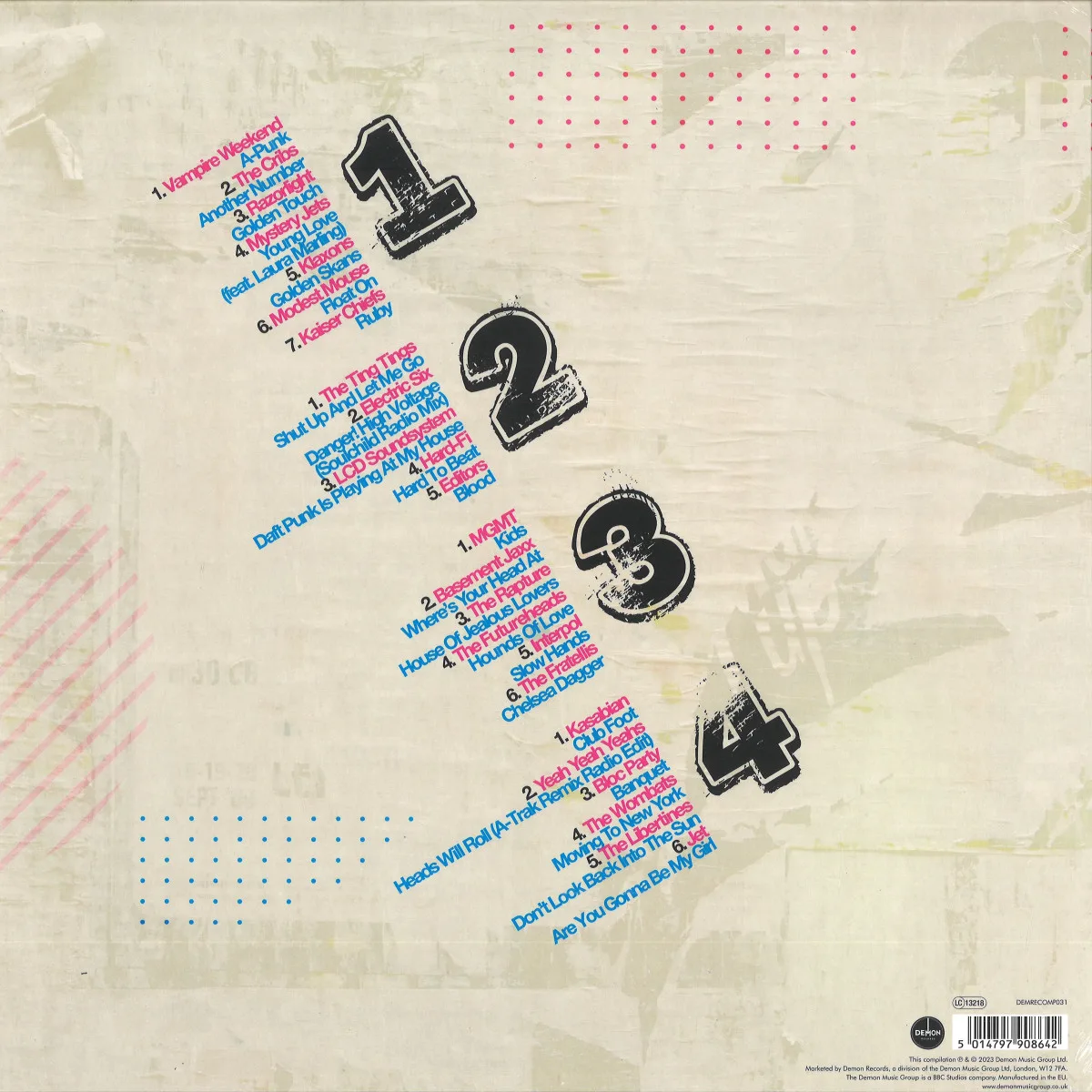Back cover — Various — Indie Disco Anthems 2x12"