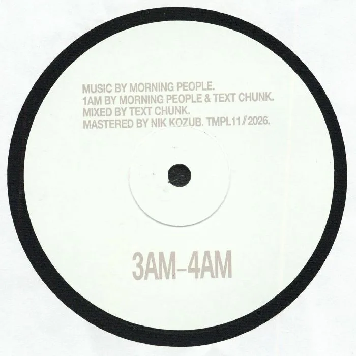 Обратная сторона обложки — Morning People — Morning People