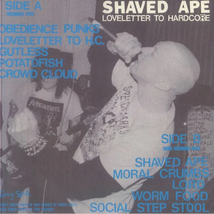 Back cover — SHAVED APE — Loveletter To Hardcore