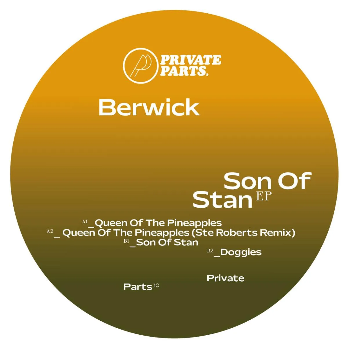 Обратная сторона обложки — Berwick — Son Of Stan EP