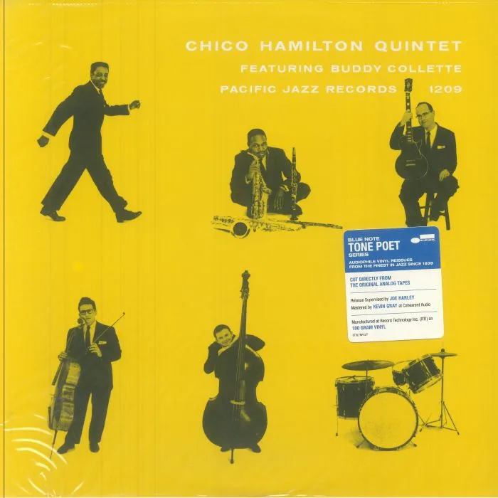 Лицевая сторона обложки — CHICO HAMILTON QUINTET feat BUDDY COLLETTE — Chico Hamilton Quintet (Tone Poet Series)