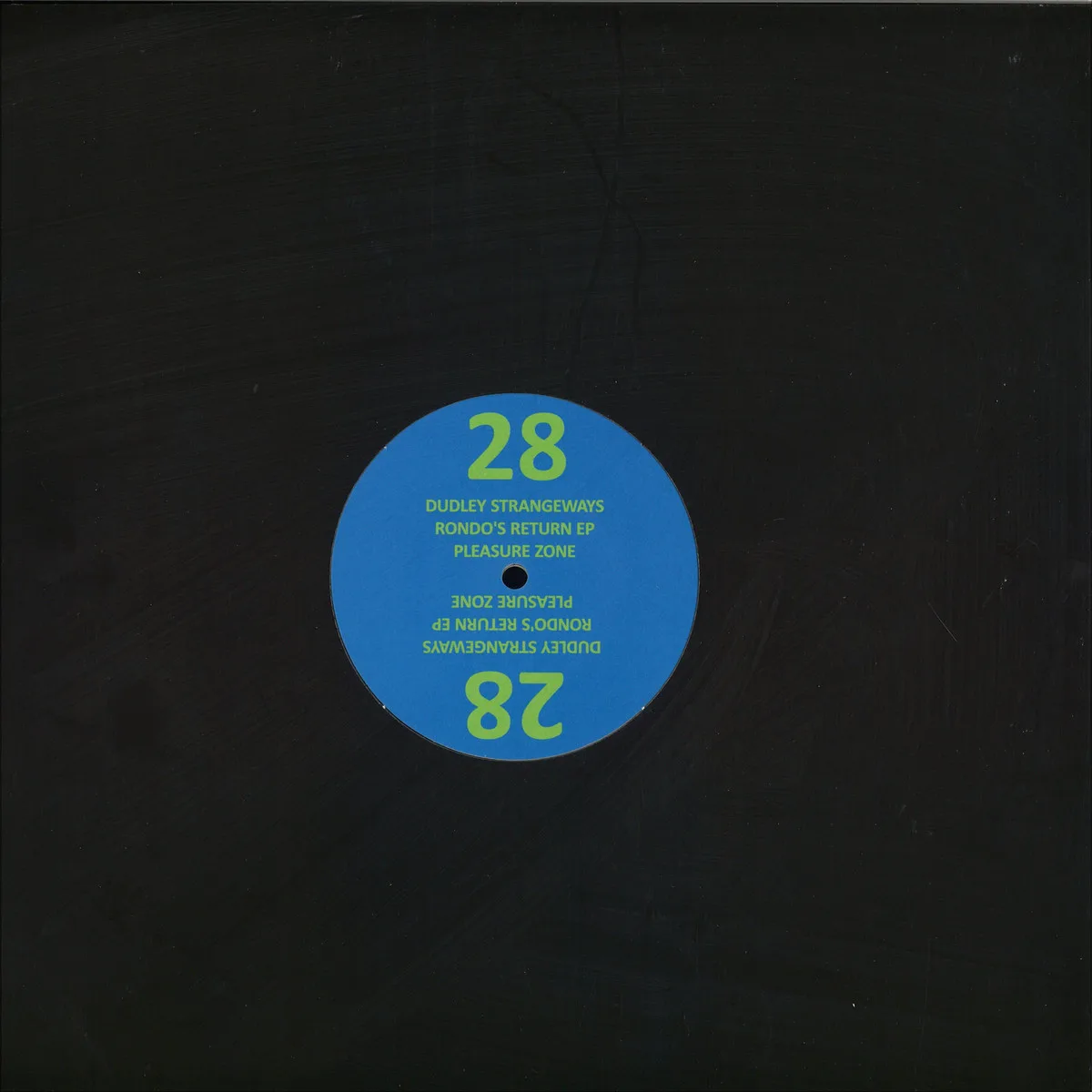 Back cover — Dudley Strangeways — Rondo's Return EP