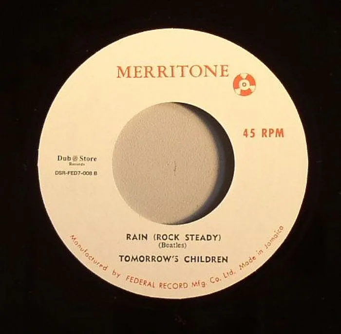 Back cover — TOMORROW'S CHILDREN — Bang Bang Rock Steady