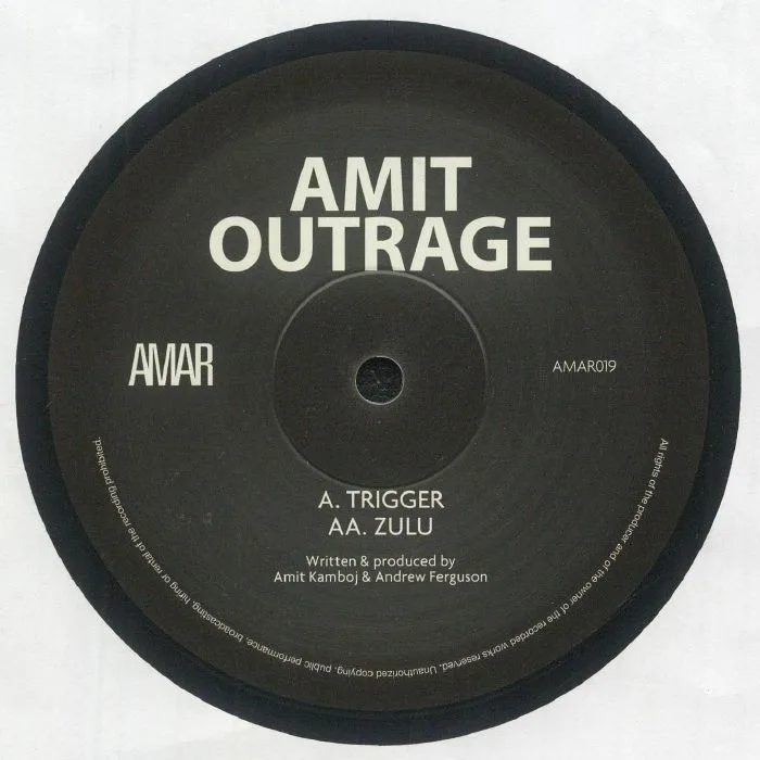 Back cover — AMIT / OUTRAGE — Trigger