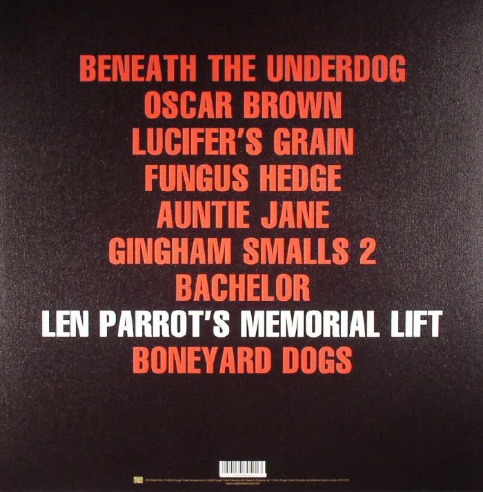 Обратная сторона обложки — Baxter DURY — Len Parrot's Memorial Lift