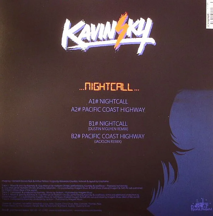 Back cover — KAVINSKY — Nightcall