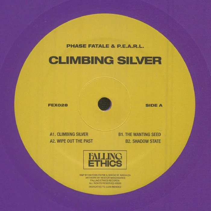 Front cover — PHASE FATALE / PEARL — Climbing Silver EP