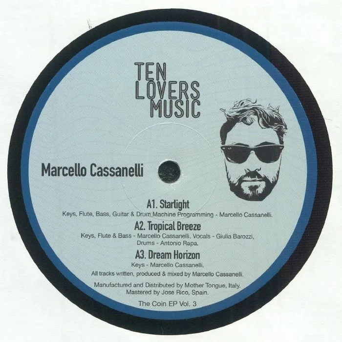 Лицевая сторона обложки — Marcello CASSANELLI / CARUSO / HELEN McCORMACK — The Coin EP Vol 3