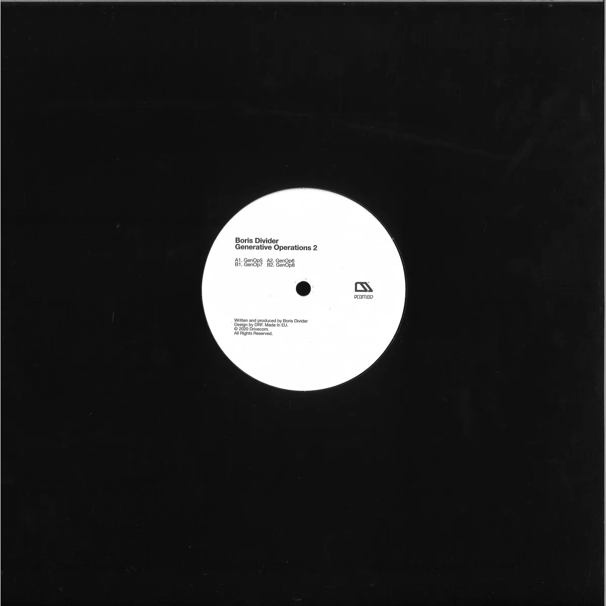 Back cover — Boris Divider — Generative Operations 2