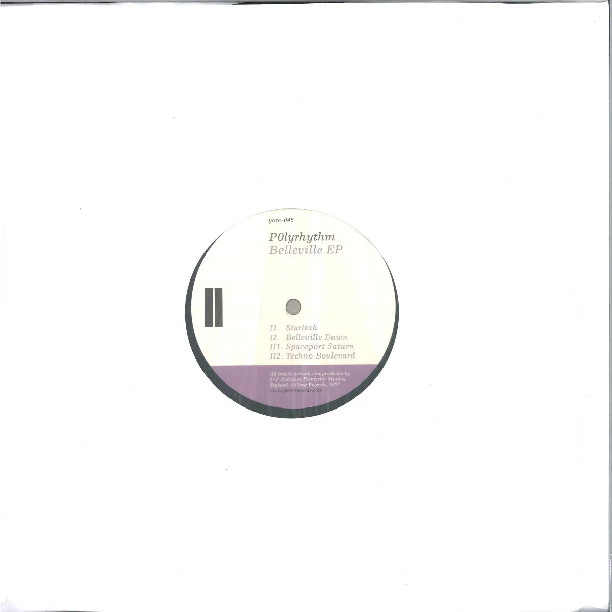 Back cover — P0Lyrhythm — Belleville