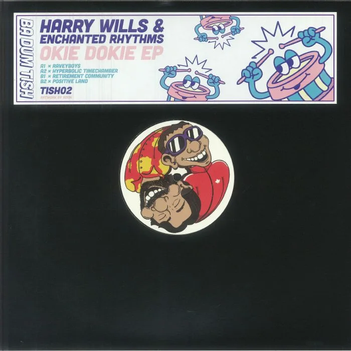 Лицевая сторона обложки — ENCHANTED RHYTHMS / HARRY WILLS — Okie Dokie EP