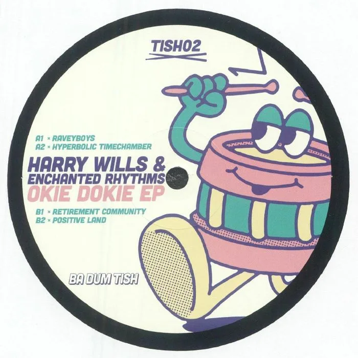 Обратная сторона обложки — ENCHANTED RHYTHMS / HARRY WILLS — Okie Dokie EP