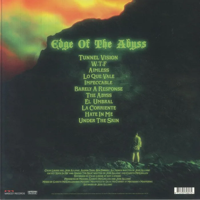 Back cover — Calva LOUISE — Edge Of The Abyss
