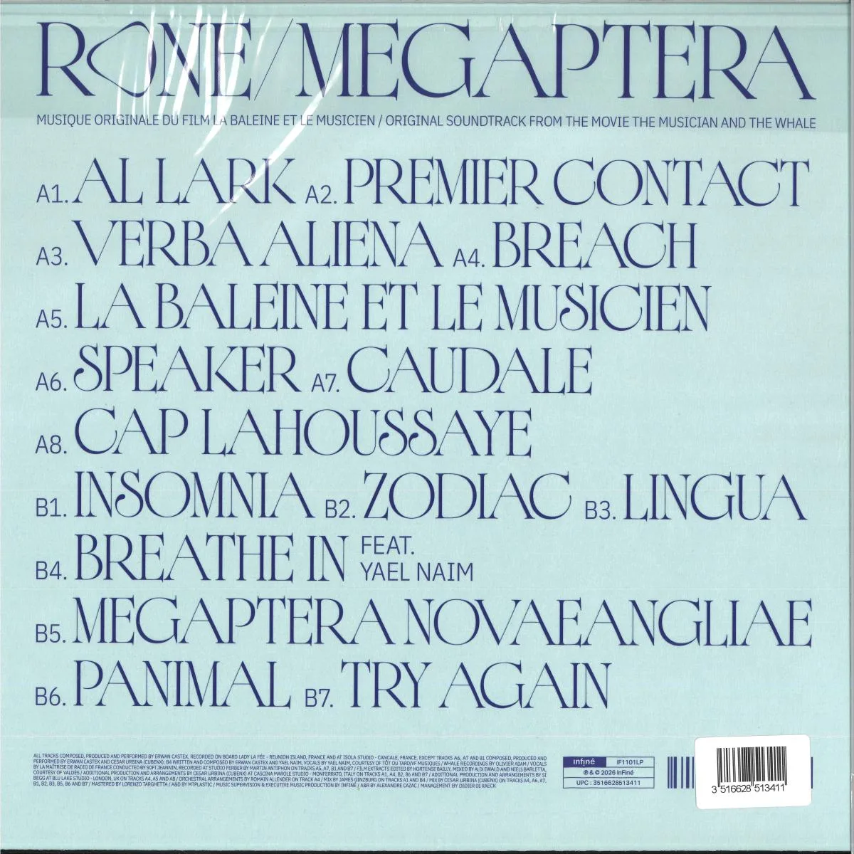 Обратная сторона обложки — Rone — Megaptera