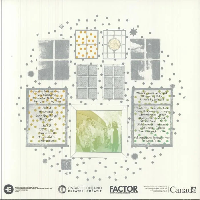 Back cover — EUCALYPTUS — Topology Of Time & Up Express Etc