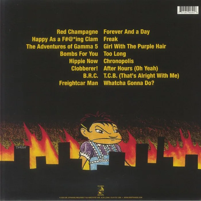 Обратная сторона обложки — RHYTHM COLLISION — Clobberer (reissue)