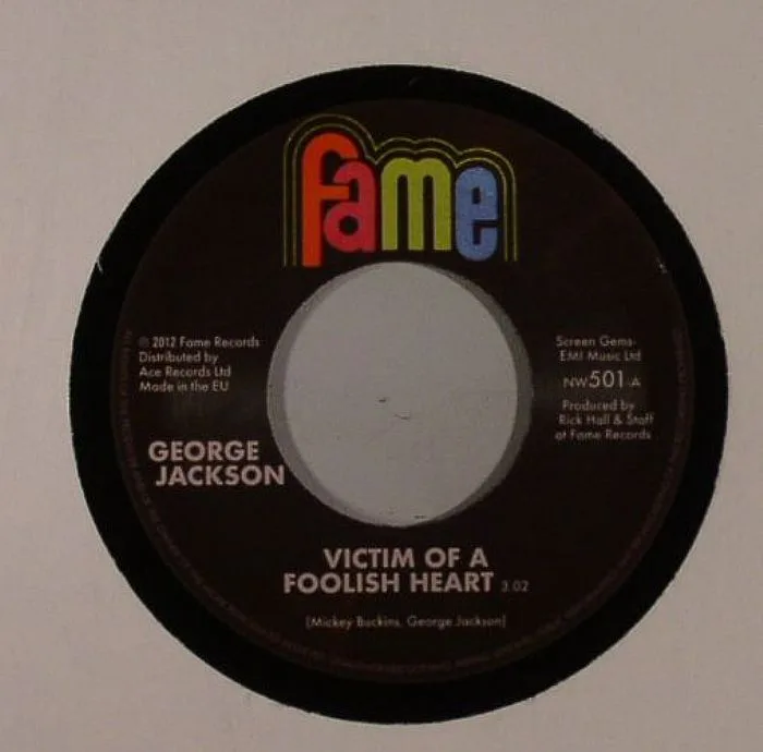 Front cover — George JACKSON — Victim Of A Foolish Heart