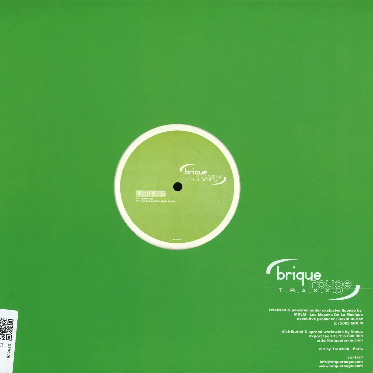 Back cover — Nephets — Lava Lamp'n