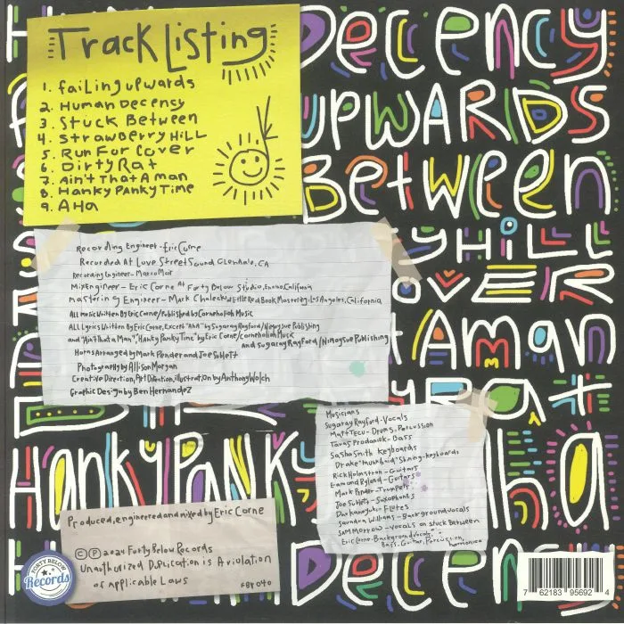 Back cover — Sugaray RAYFORD — Human Decency
