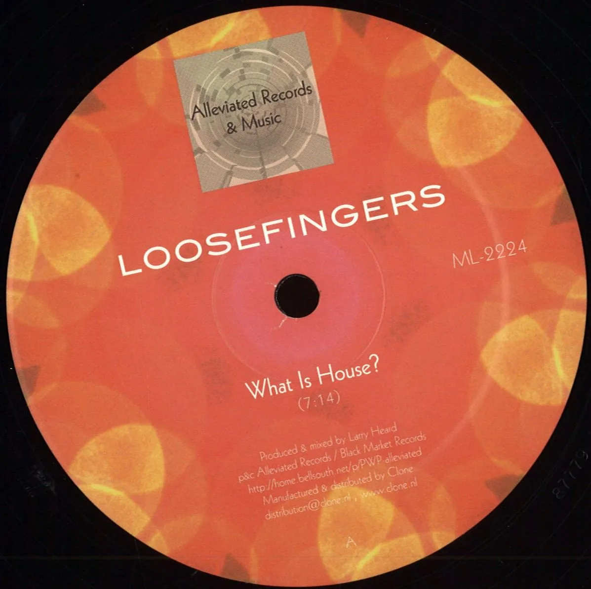 Лицевая сторона обложки — Loosefingers — What Is House