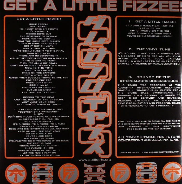 Back cover — IXINDAMIX — Get A Little Fizzee