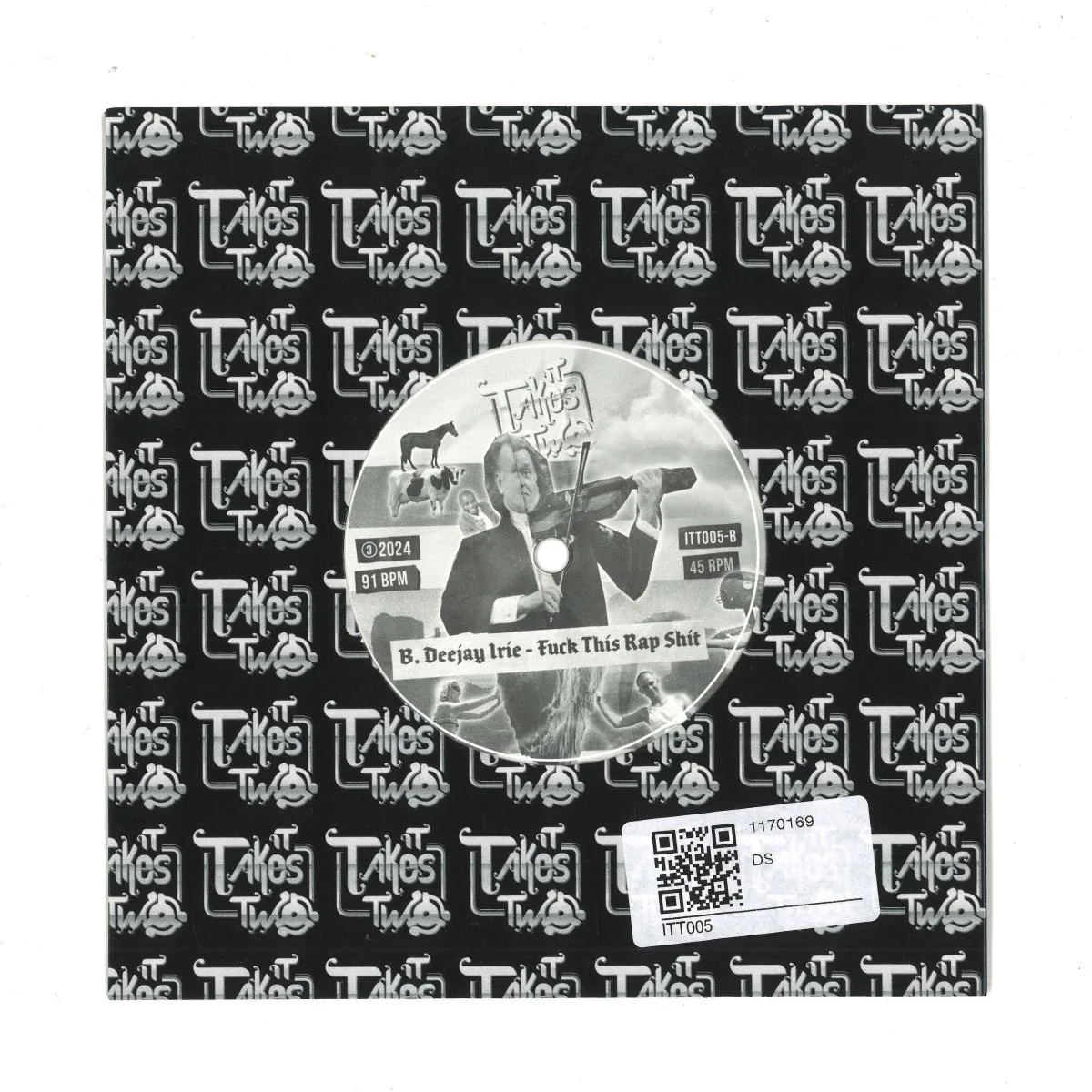 Обратная сторона обложки — It Takes Two — Friss – You know how I feel (7")