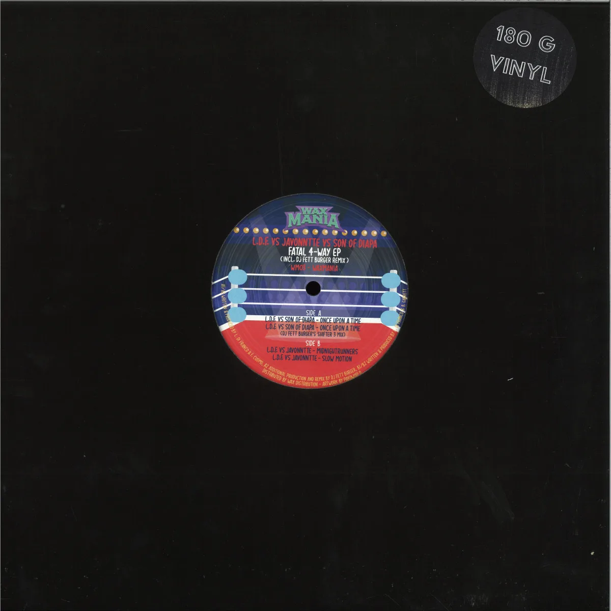 Back cover — L.d.f.vs.Javonnttevs.Son Of Diapa — Fatal 4-Way EP (Dj Fett Burger Remix)