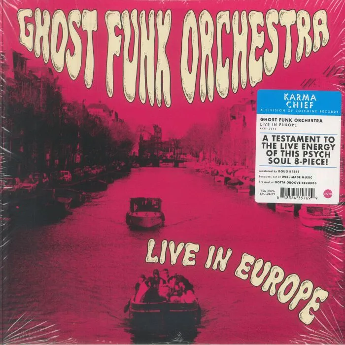 Лицевая сторона обложки — GHOST FUNK ORCHESTRA — Live In Europe (Record Store Day RSD 2026)