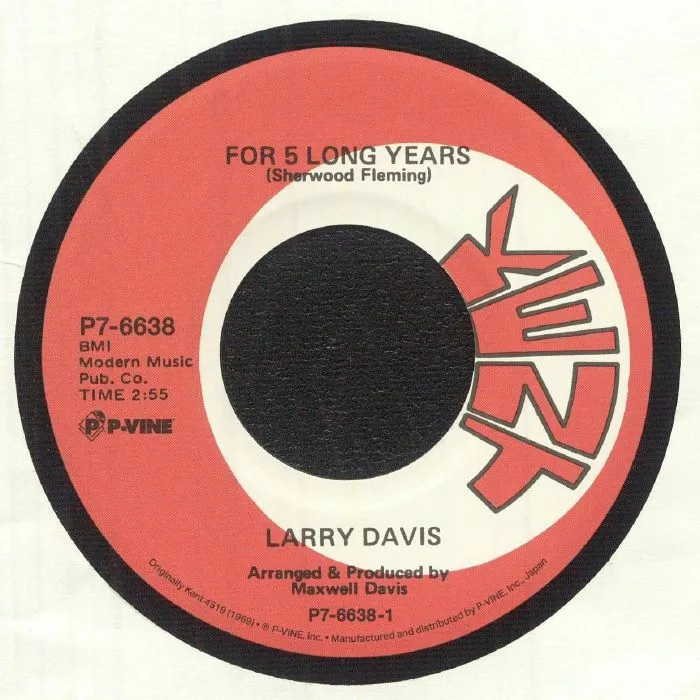 Larry DAVIS — For 5 Long Years (reissue)