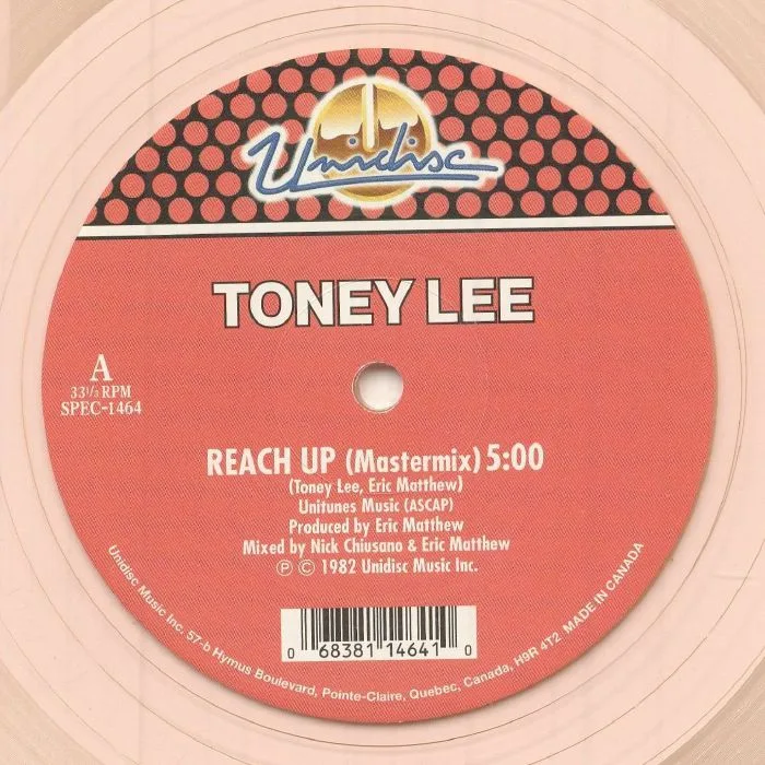 Front cover — Toney LEE — Reach Up