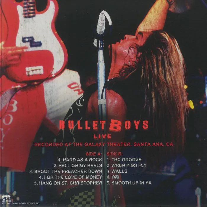 Обратная сторона обложки — BULLETBOYS — Behind The Orange Curtain