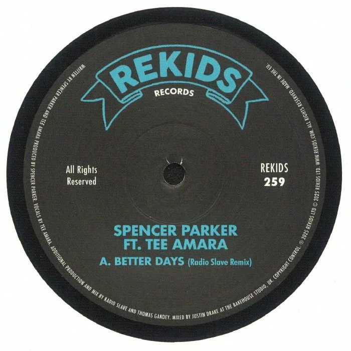 Лицевая сторона обложки — Spencer PARKER / TEE AMARA — Better Days