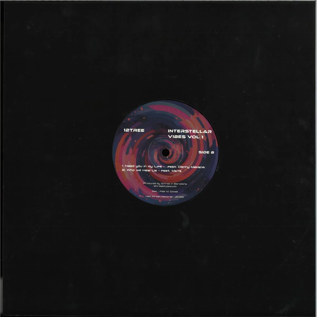 Back cover — 12TREE, Danny Mekanik — Interstellar Vibes Vol.1