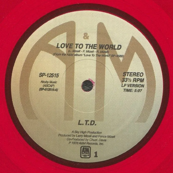 Front cover — LTD — Love To The World (reissue)