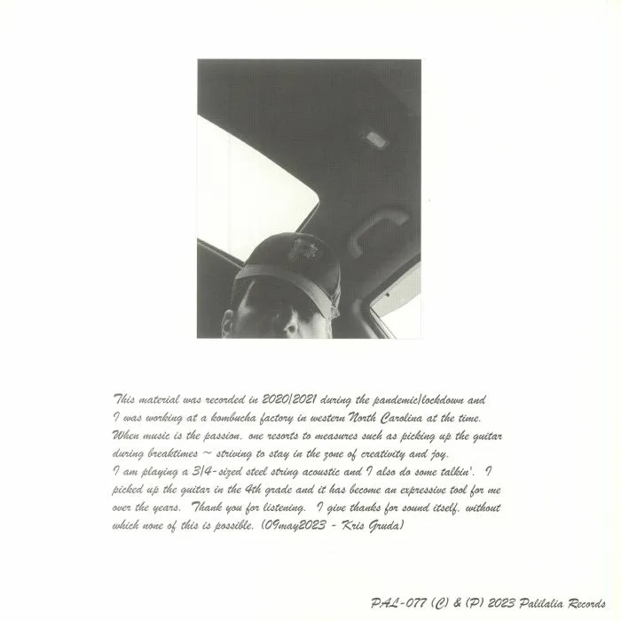 Back cover — Kris GRUDA — Plays For You