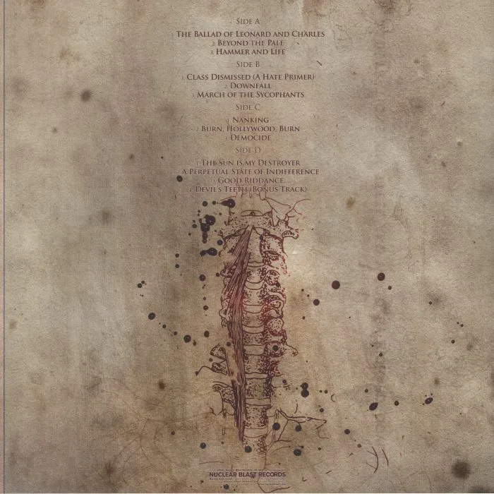 Обратная сторона обложки — EXODUS — Exhibit B: The Human Condition (reissue)