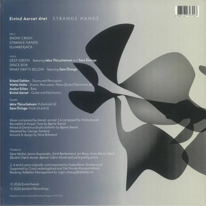 Обратная сторона обложки — Eivind AARSET — Strange Hands