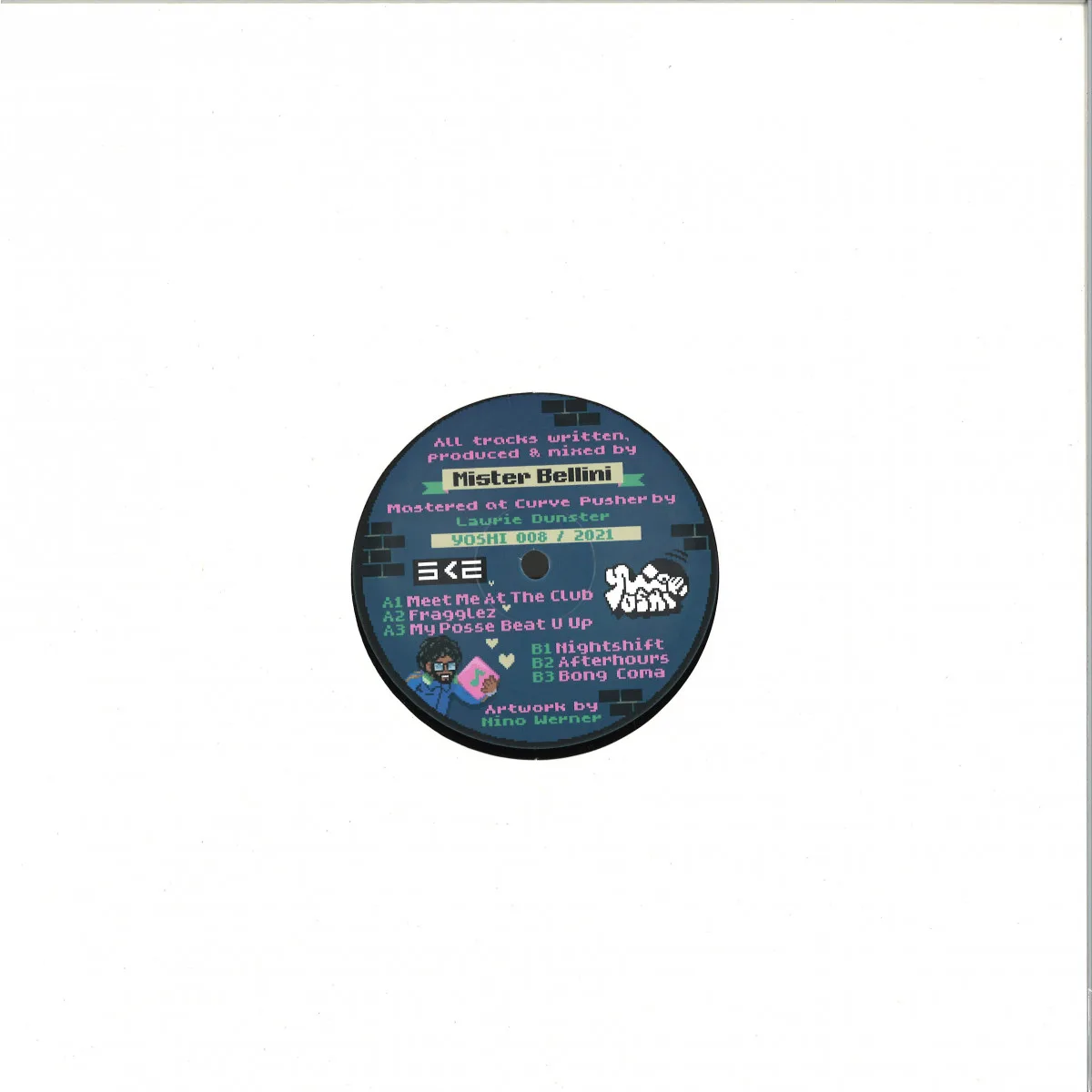 Back cover — Mister Bellini — Club Tales Ooh WoOh Ooh! EP