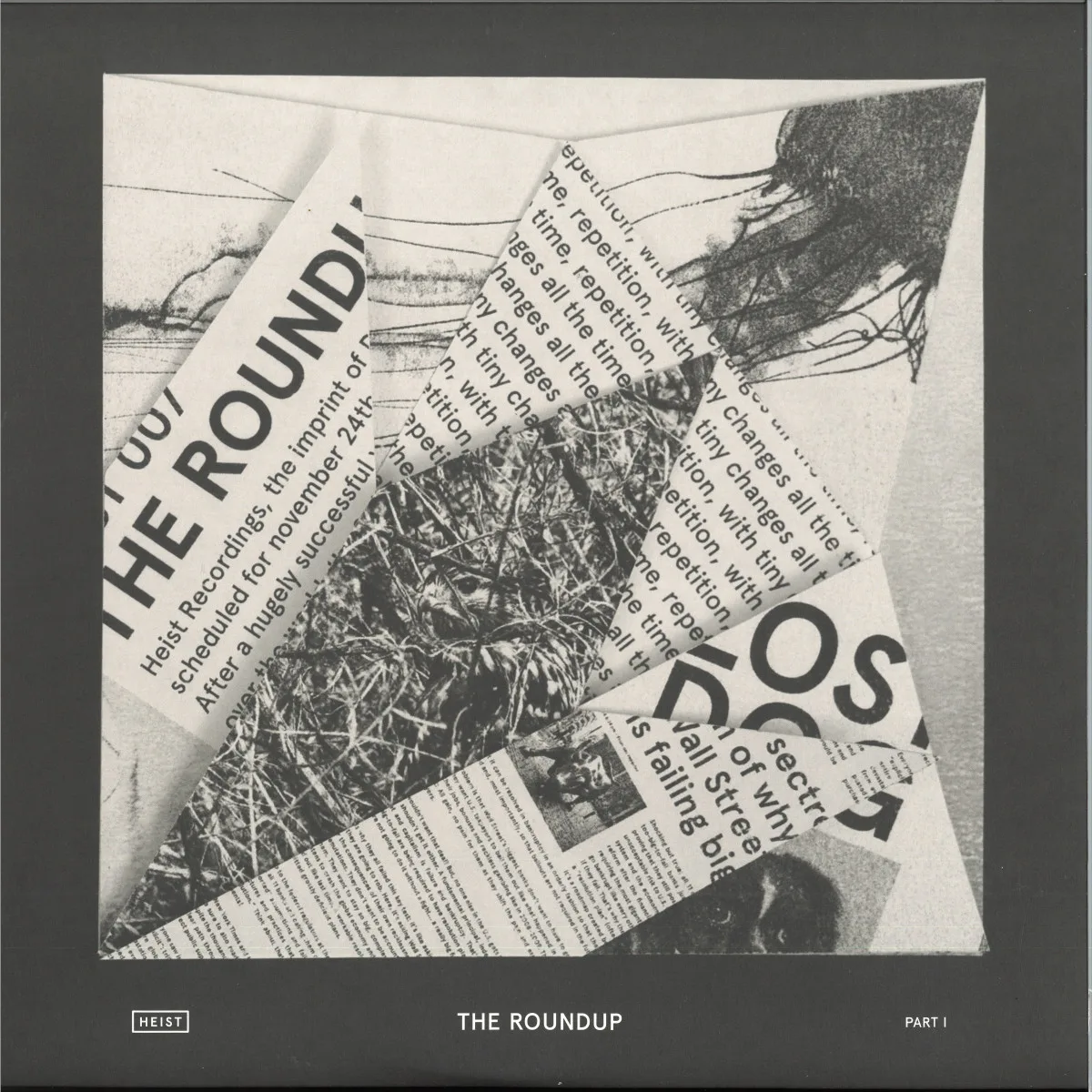 Front cover — Dam Swindle,The Organ Grinder — The Roundup Part 1 (12"+10")