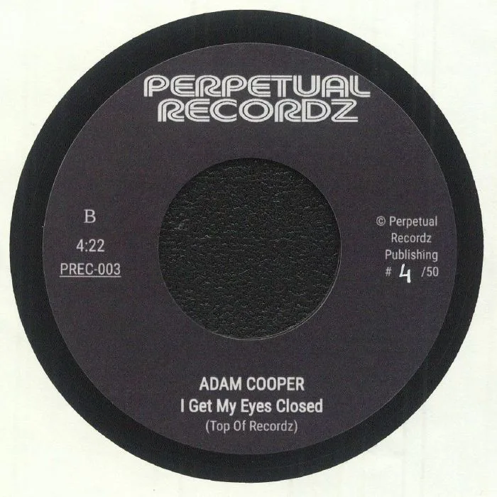 Back cover — Don JUAN JR / ADAM COOPER — I'm In Love