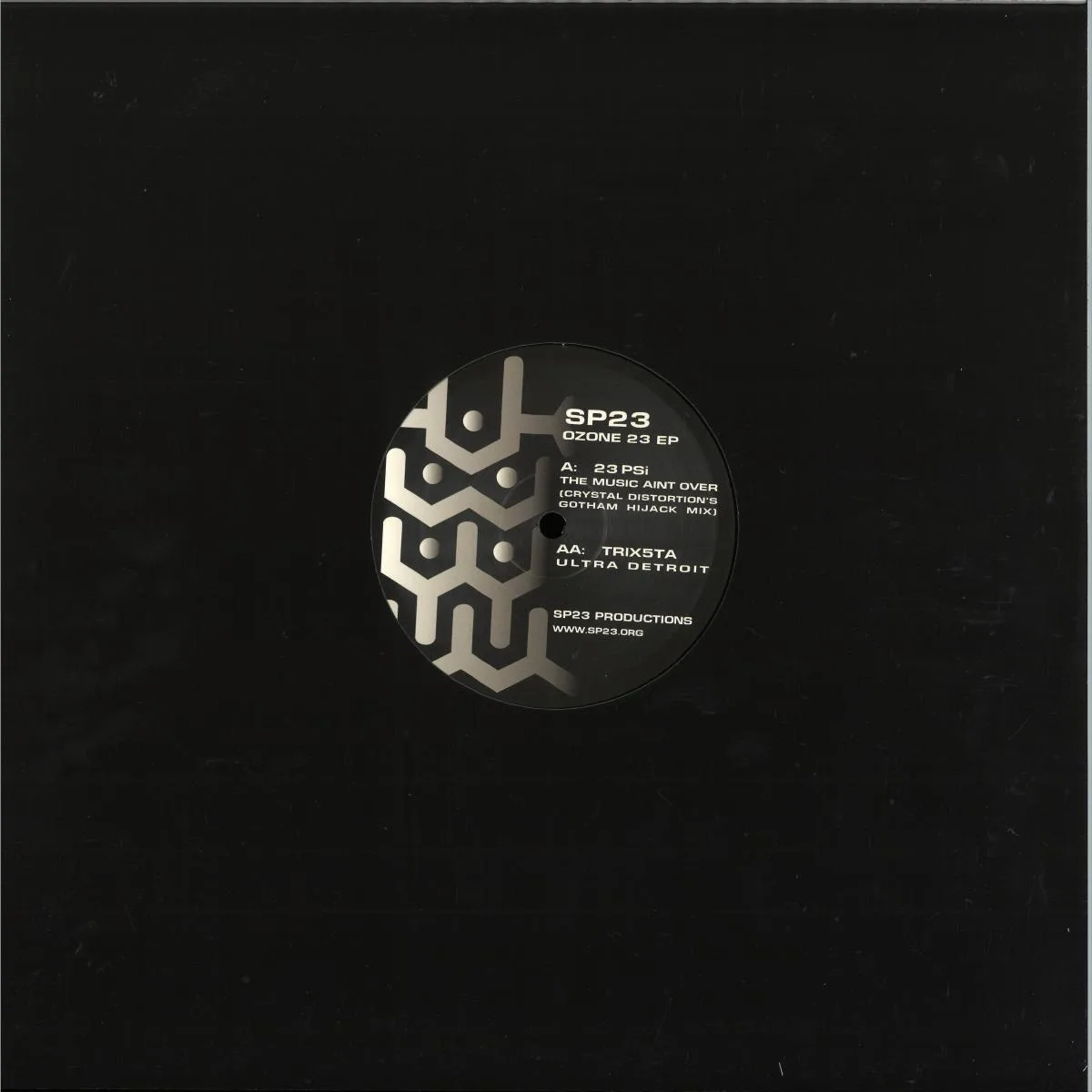 Back cover — 23 Psi,Ixindamix,Jeff 23,Crystal Distortion — Ozone 23 LP