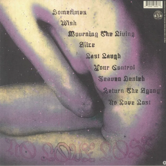 Back cover — YEAR OF THE KNIFE — No Love Lost