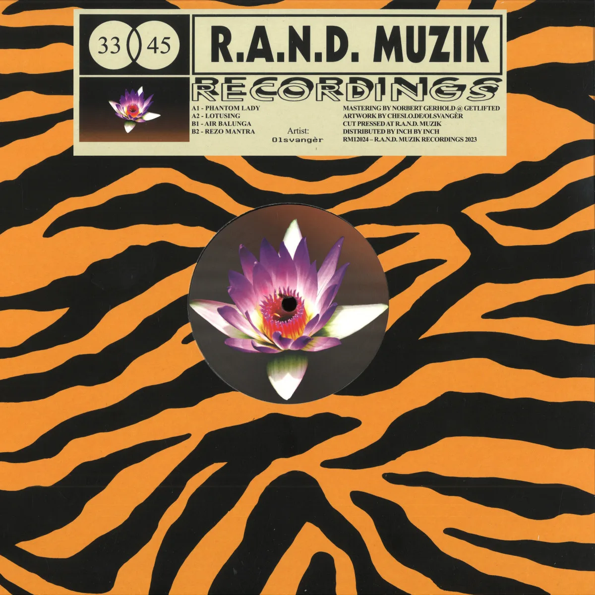Front cover — Olsvangèr — RM12024